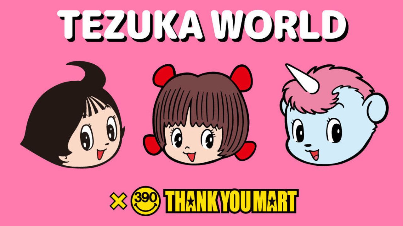 手塚治虫作品『TEZUKA WORLD』とサンキューマートがコラボ！ピノコ、ユニコ、メルモのグッズがラインナップ