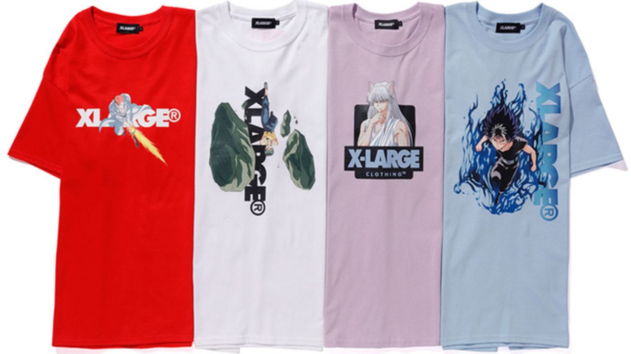 『幽☆遊☆白書』がストリート系ブランド「XLARGE」とコラボ！1枚でキマるTシャツ・開襟シャツが販売開始