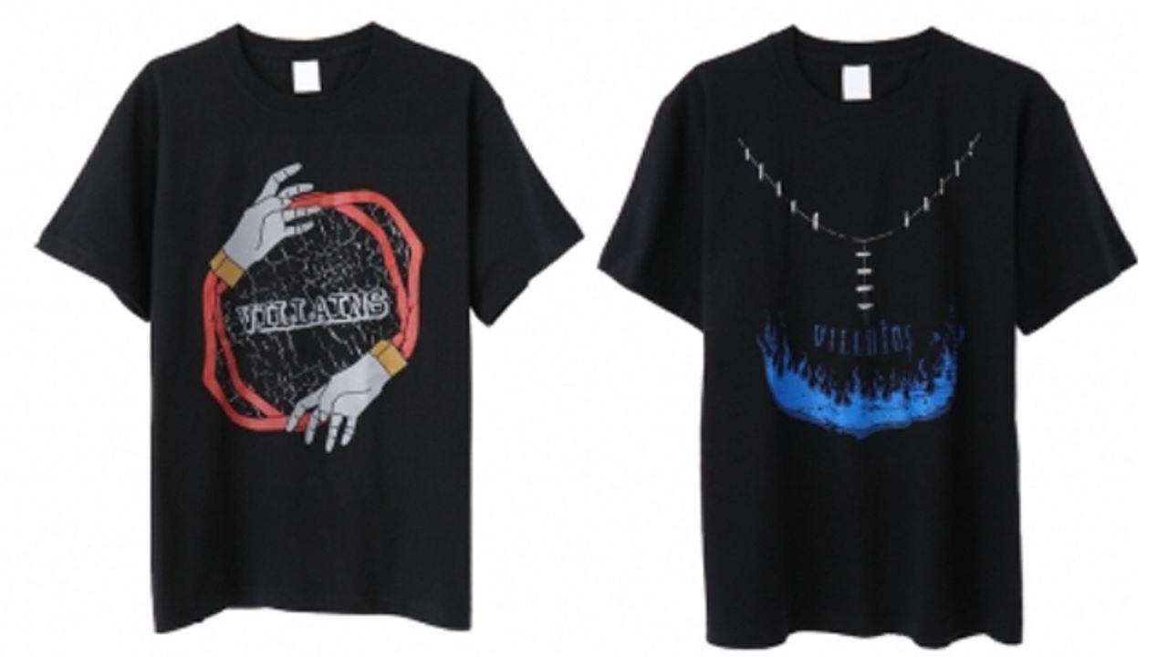 『ヒロアカ』ヴィランTシャツ発売！死柄木弔、荼毘、トガヒミコをイメージしたプリント入り