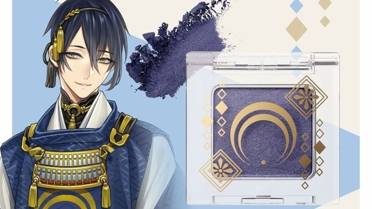 三日月宗近は瑠璃色！『刀剣乱舞』刀剣男士6振りをイメージしたアイシャドウが登場！金箔押しの紋デザインに注目