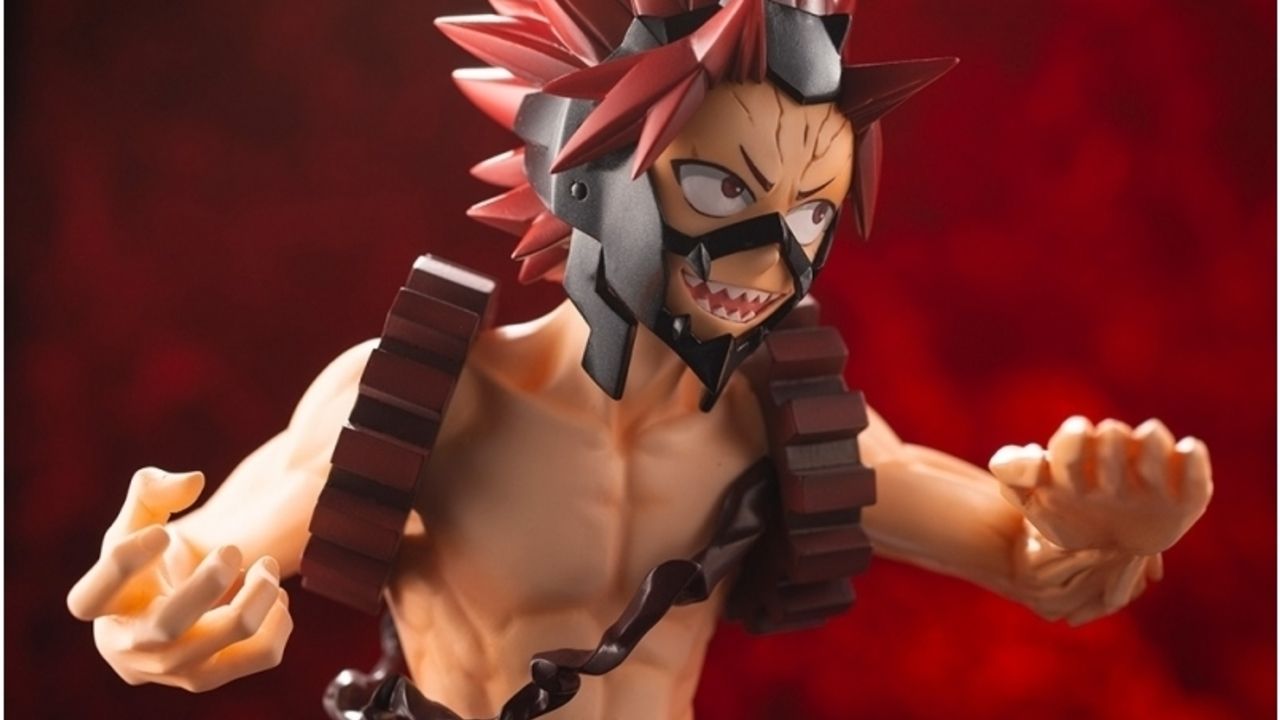 漢気溢れる造形に注目！『ヒロアカ』切島鋭児郎のスケールフィギュア登場！硬化の”個性”を発現させて敵に立ち向かう一瞬を表現