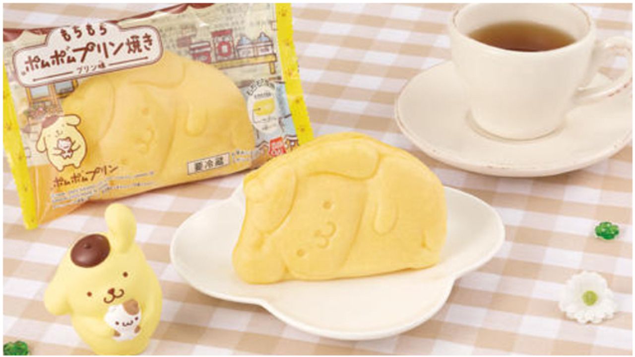 可愛すぎて食べられない！「ポムポムプリン」の寝そべり姿を再現した”たい焼き”登場！ローソンにて限定販売決定