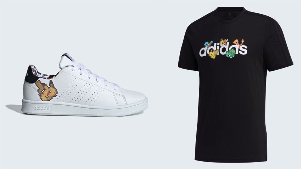 『ポケモン』x「adidas」ドット絵が可愛いコラボアイテム登場！シューズやTシャツなどラインナップ