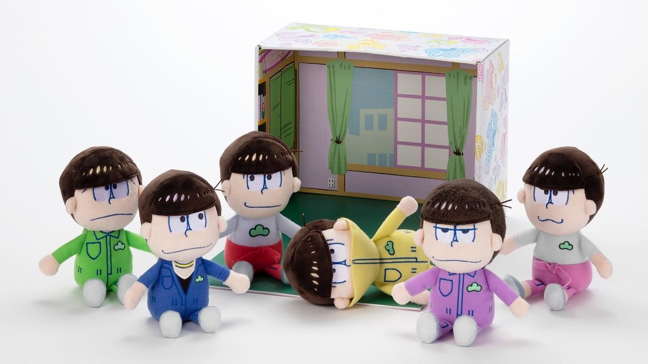 『おそ松さん』6つ子が手のひらサイズのぬいぐるみに！名(？)シーンの再現も可能！