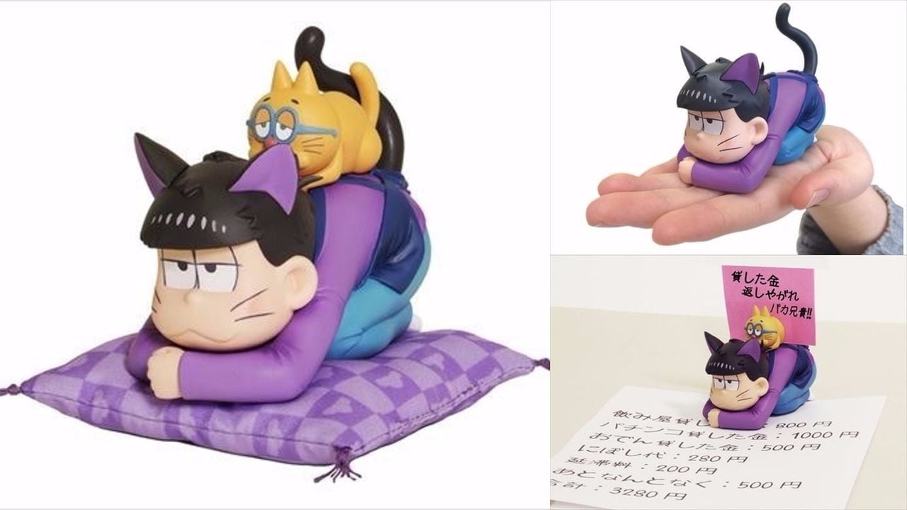 使い方いろいろ！『おそ松さん』ネコ一松とエスパーニャンコのフィギュア登場！