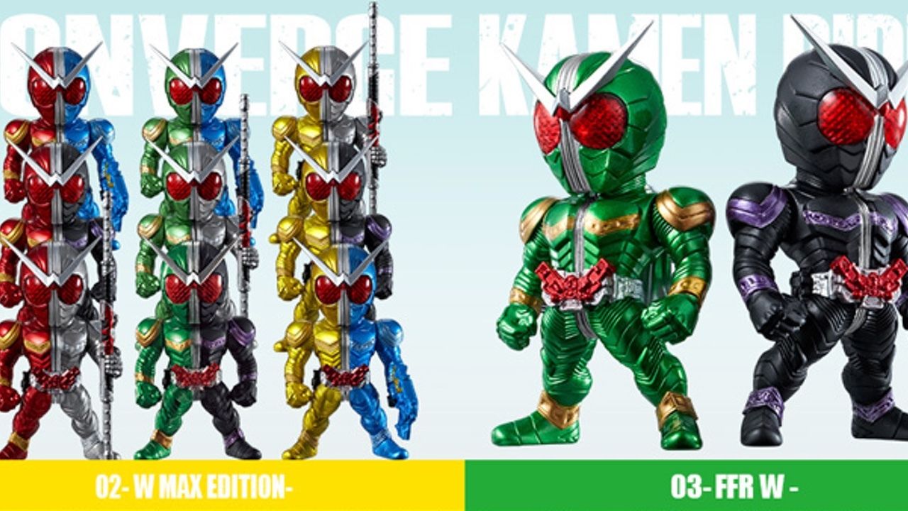 プレミアムバンダイより「仮面ライダーＷ」限定フィギュアセット発売！オンライン限定品！