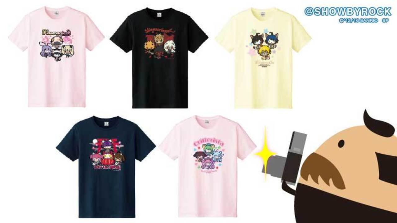 サンリオキャラクター大賞エントリーのキャラクターがTシャツに！誰が一番売れるの！？