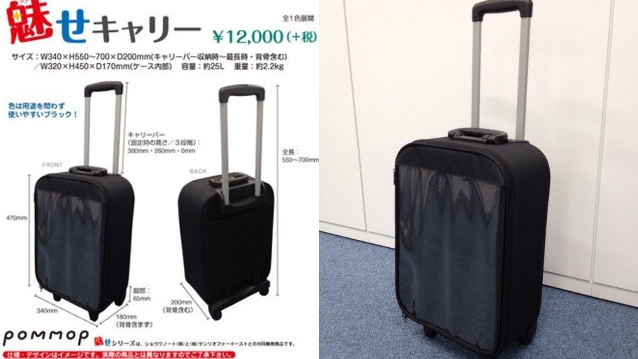 痛バッグ？痛リュック？今度は痛キャリー！機内持ち込みサイズで「魅せキャリー」登場