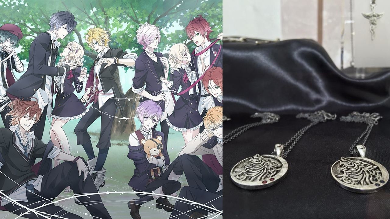 『DIABOLIK LOVERS』家紋デザインのネックレス登場！月浪家、逆巻家、無神家どれを選ぶ？