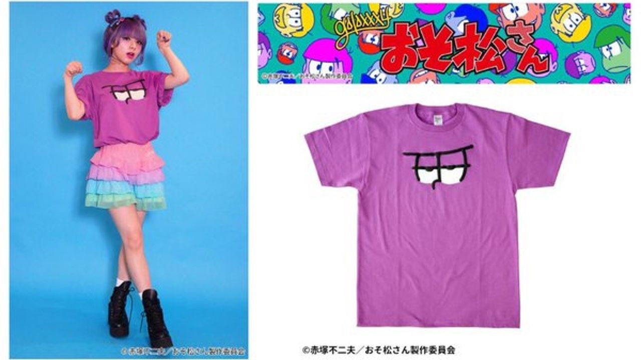 『おそ松さん』目が目を引くカラフルでインパクト大なコラボTシャツ登場！