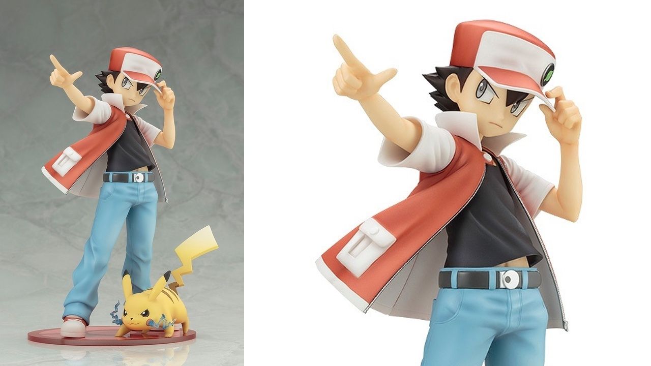 『ポケモン』伝説のトレーナー「レッド」と「ピカチュウ」のフィギュアがコトブキヤより発売！