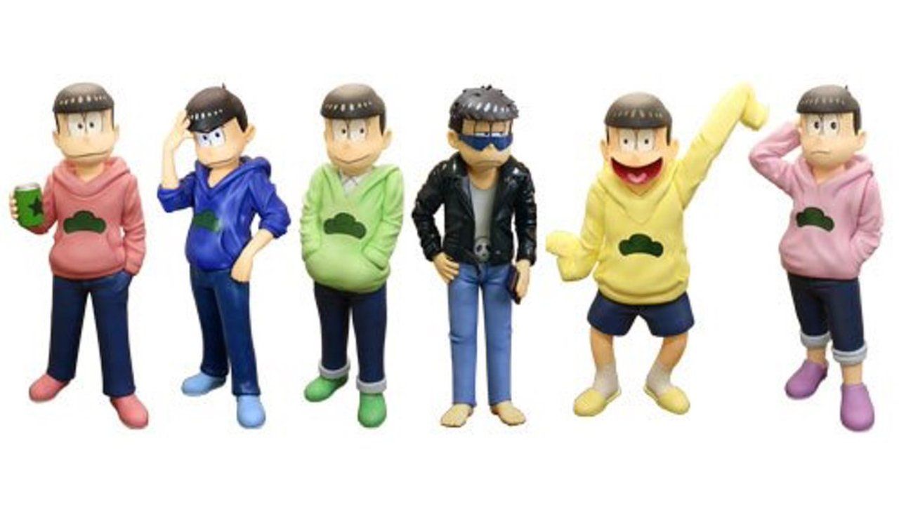 「松の市 inTGC」で『おそ松さん』等身大フィギュアが展示で6つ子勢揃い！あれ？一人だけ衣装が…