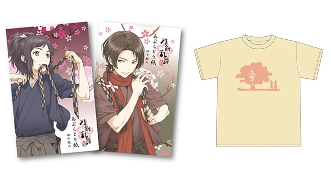 『刀剣乱舞-花丸-』京まふ先行販売にTシャツとあぶらとり紙が！ブースでは最新PV上映にビジュアル展示も！