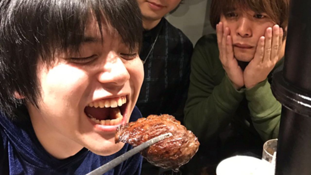 “肉王”内田雄馬、爆誕！幸せそうに焼肉を食べる顔が可愛すぎ！