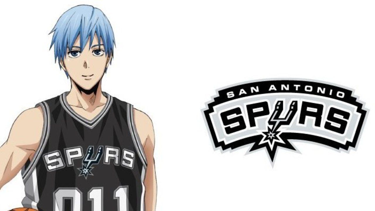 ​NBA×劇場版『黒子のバスケ』第3弾は黒子×サンアントニオ・スパーズ！黒のユニフォームでいつもと違う雰囲気に！